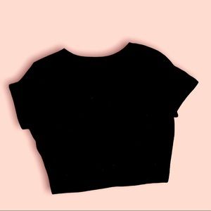 Medium black wild fable crop top